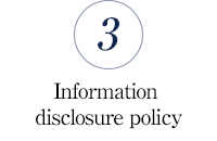3. Information disclosure policy